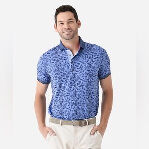 NWT Greyson Ocean Curiosities Golf Polo Size Large